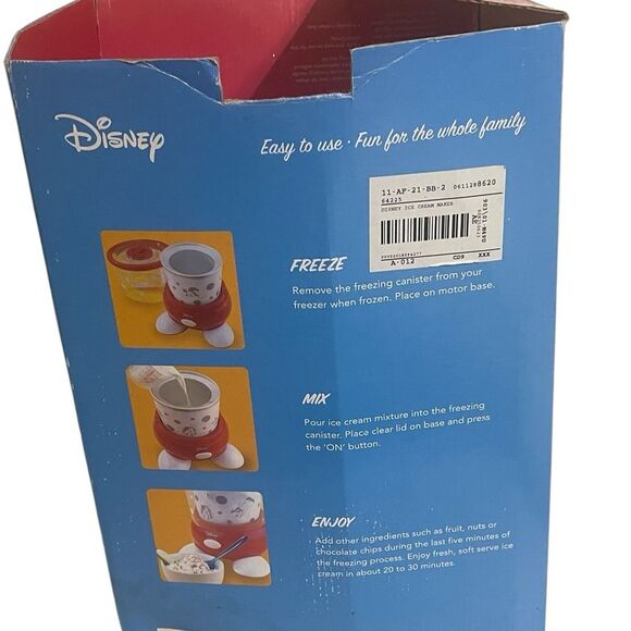 Disney Ice Cream Maker Back to Basics -- Enjoy Delicious Soft Serve - Picture 12 of 15